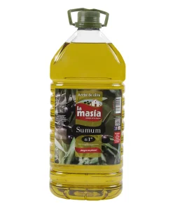 Aceite de oliva intenso 1º La Masía garrafa 5 l.